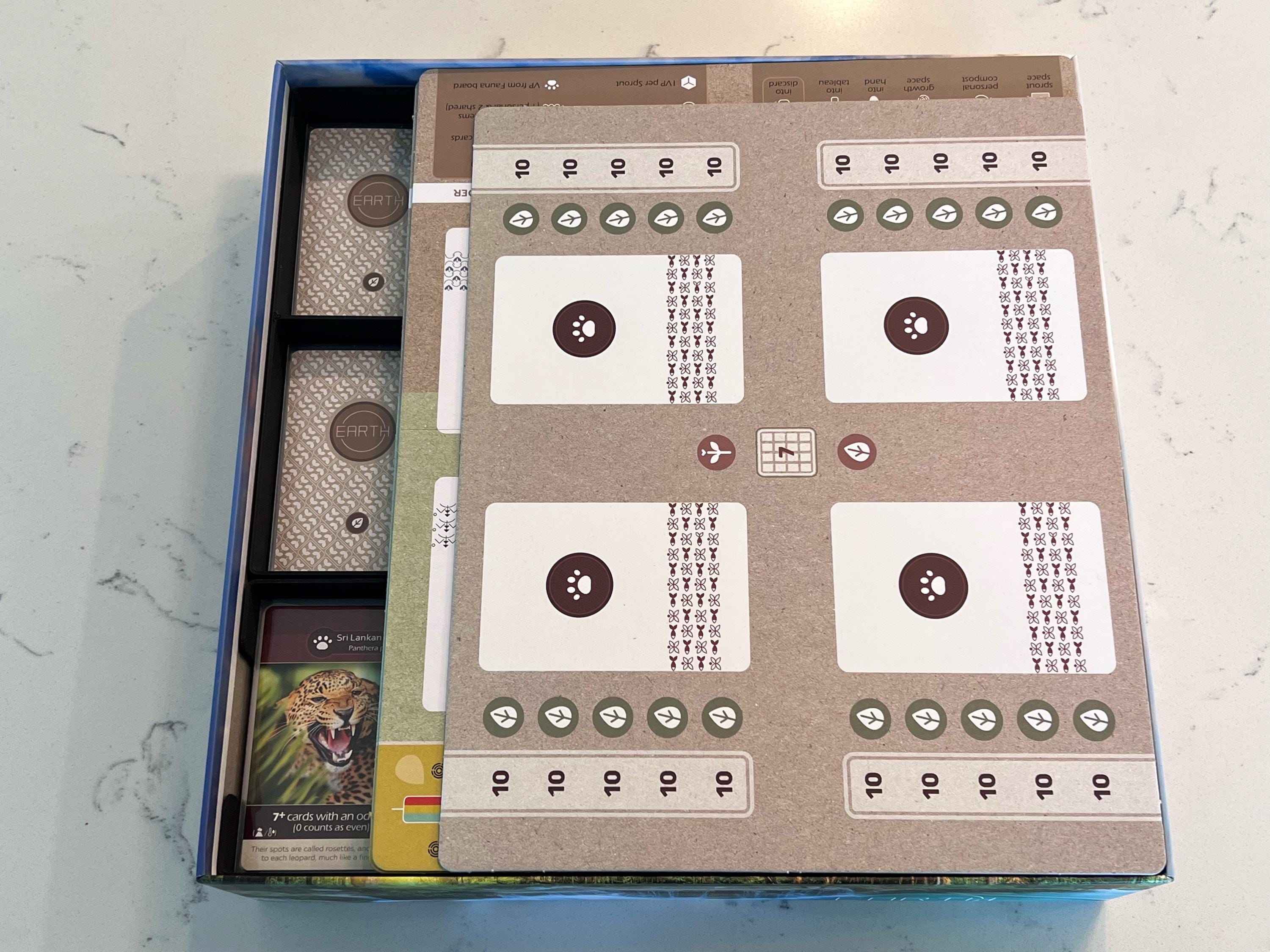 Earth and Abundance Expansion Game Box Insert