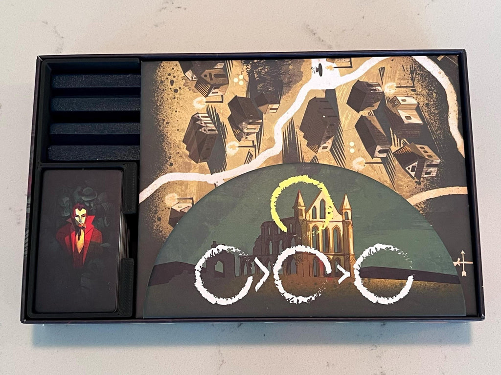 Dracula vs Van Helsing Game Box Insert