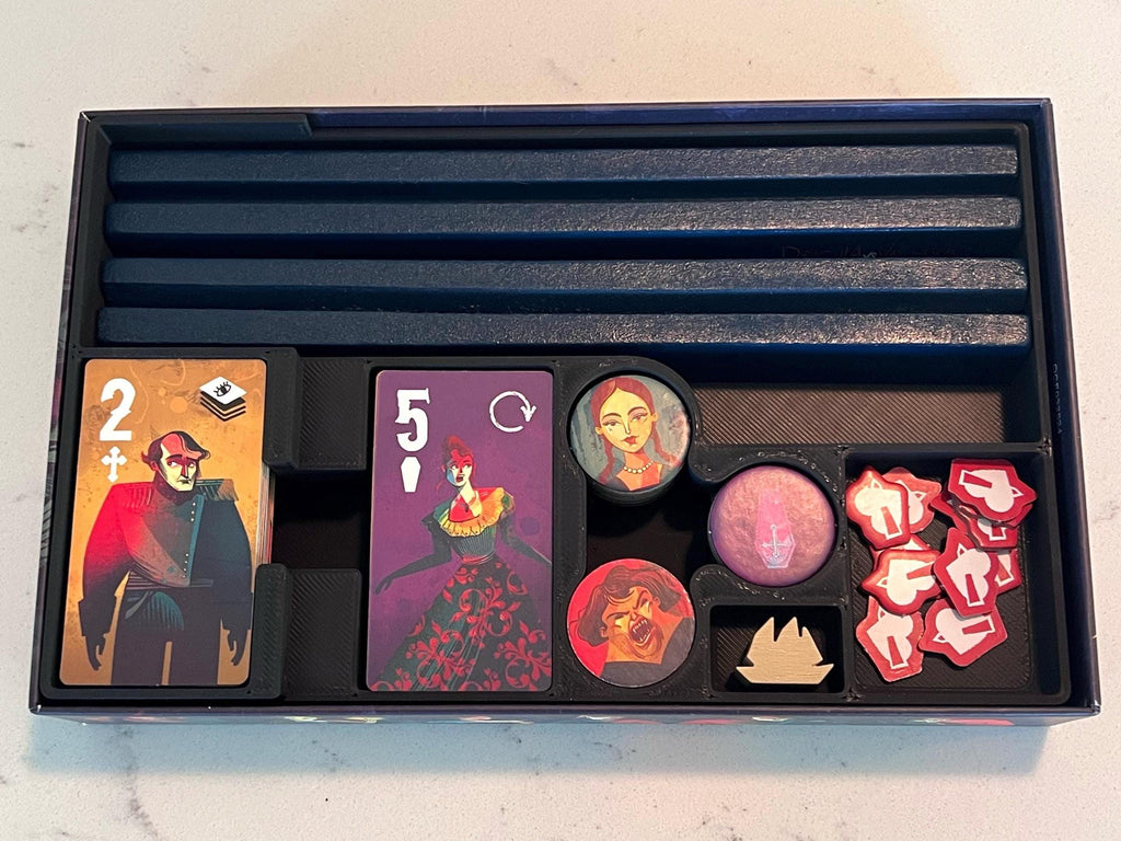 Dracula vs Van Helsing Game Box Insert