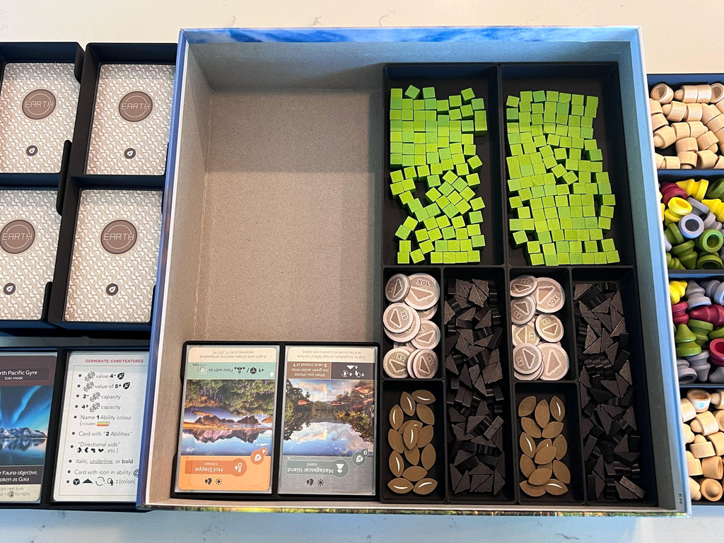 Earth and Abundance Expansion Game Box Insert