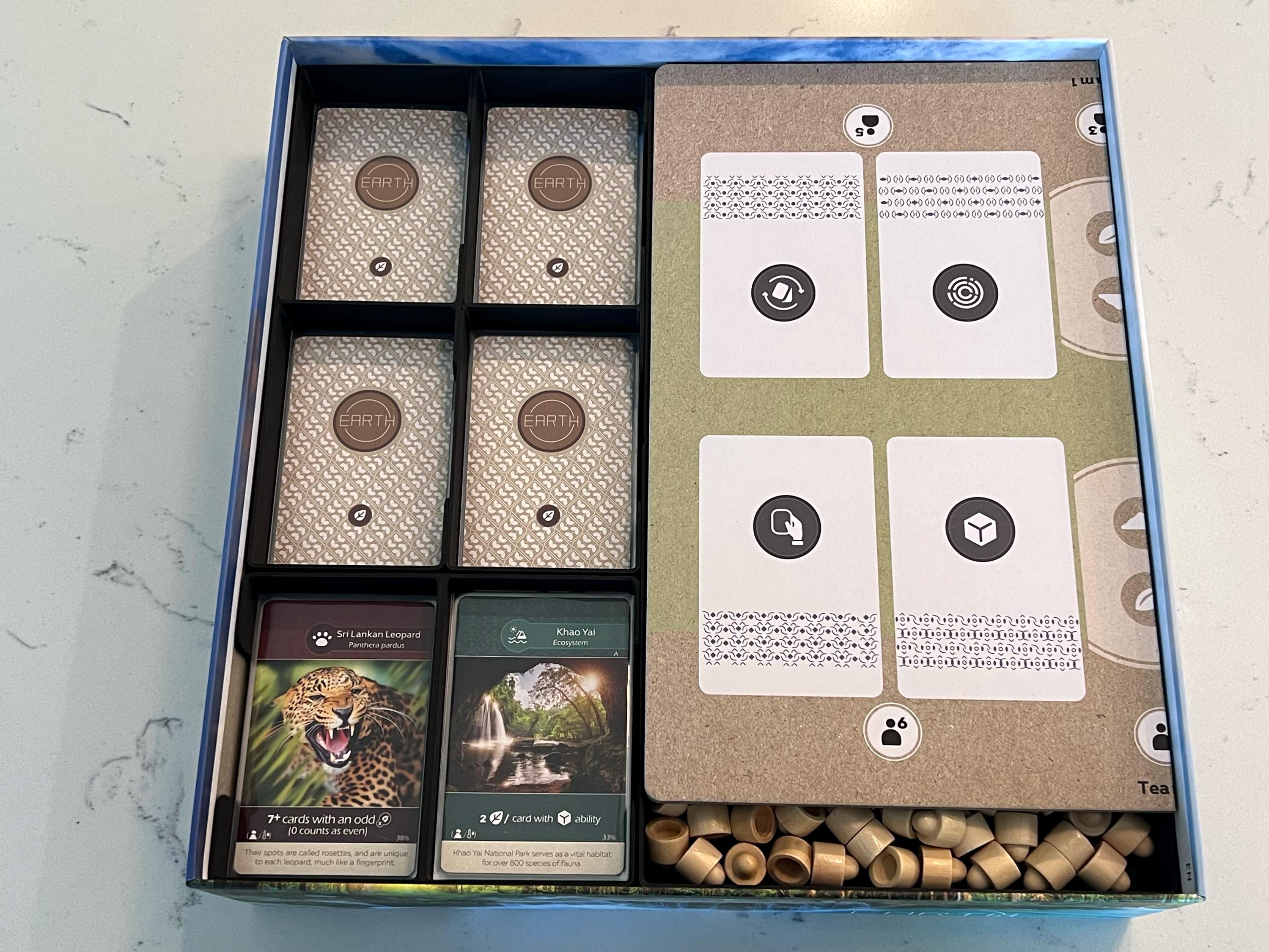 Earth and Abundance Expansion Game Box Insert