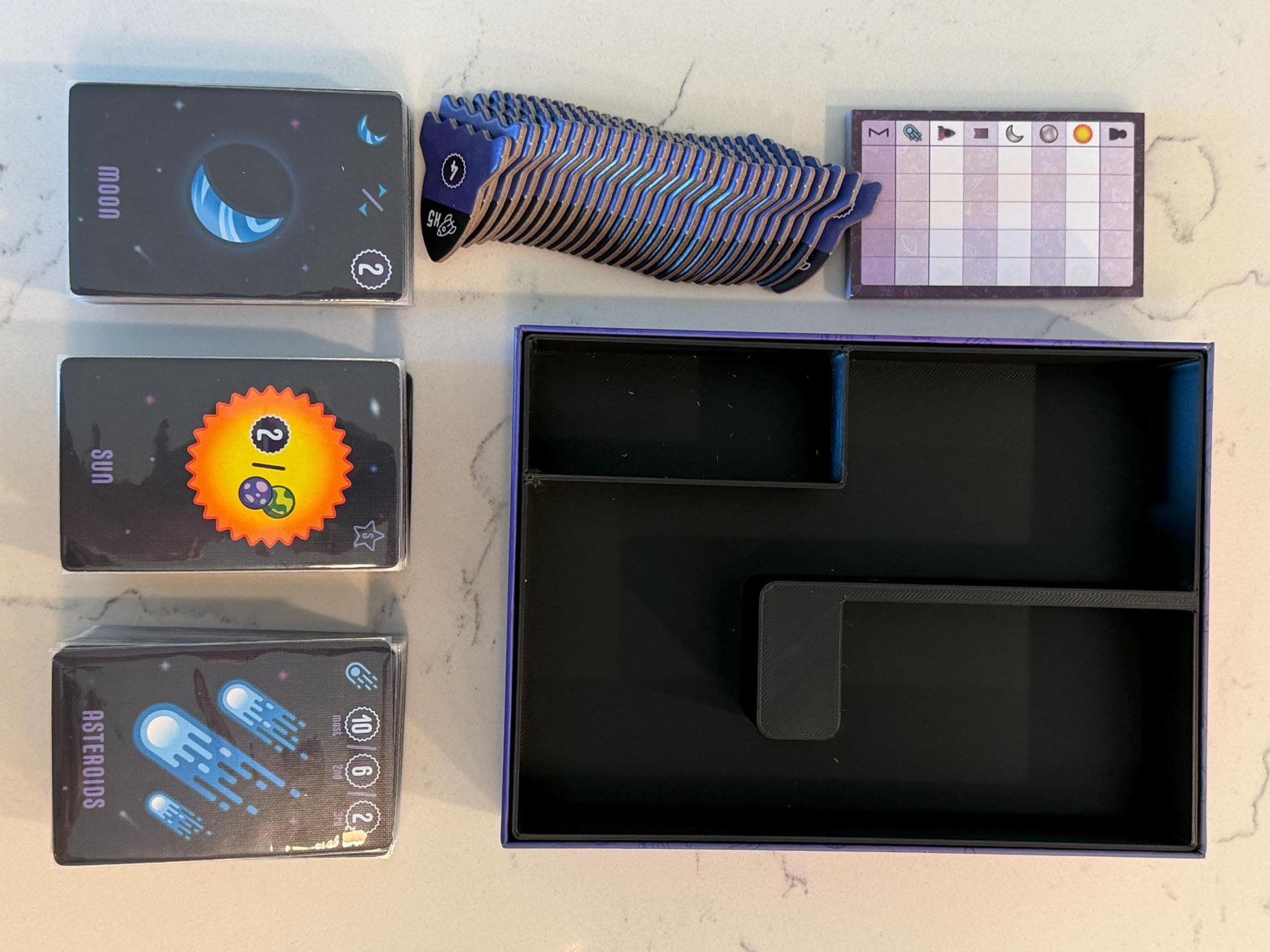 Point Galaxy Game Box Insert