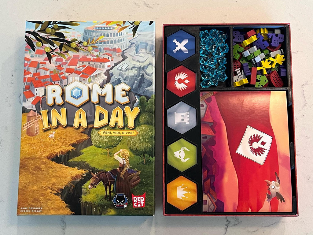 Rome In A Day Game Box Insert