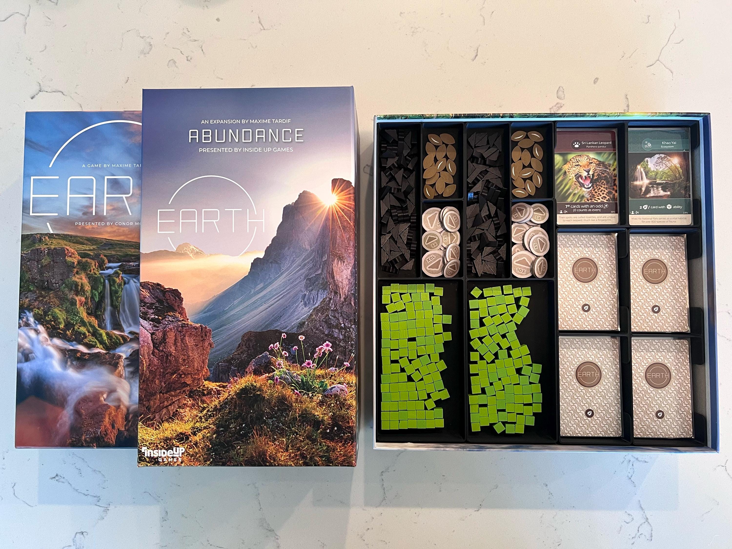 Earth and Abundance Expansion Game Box Insert