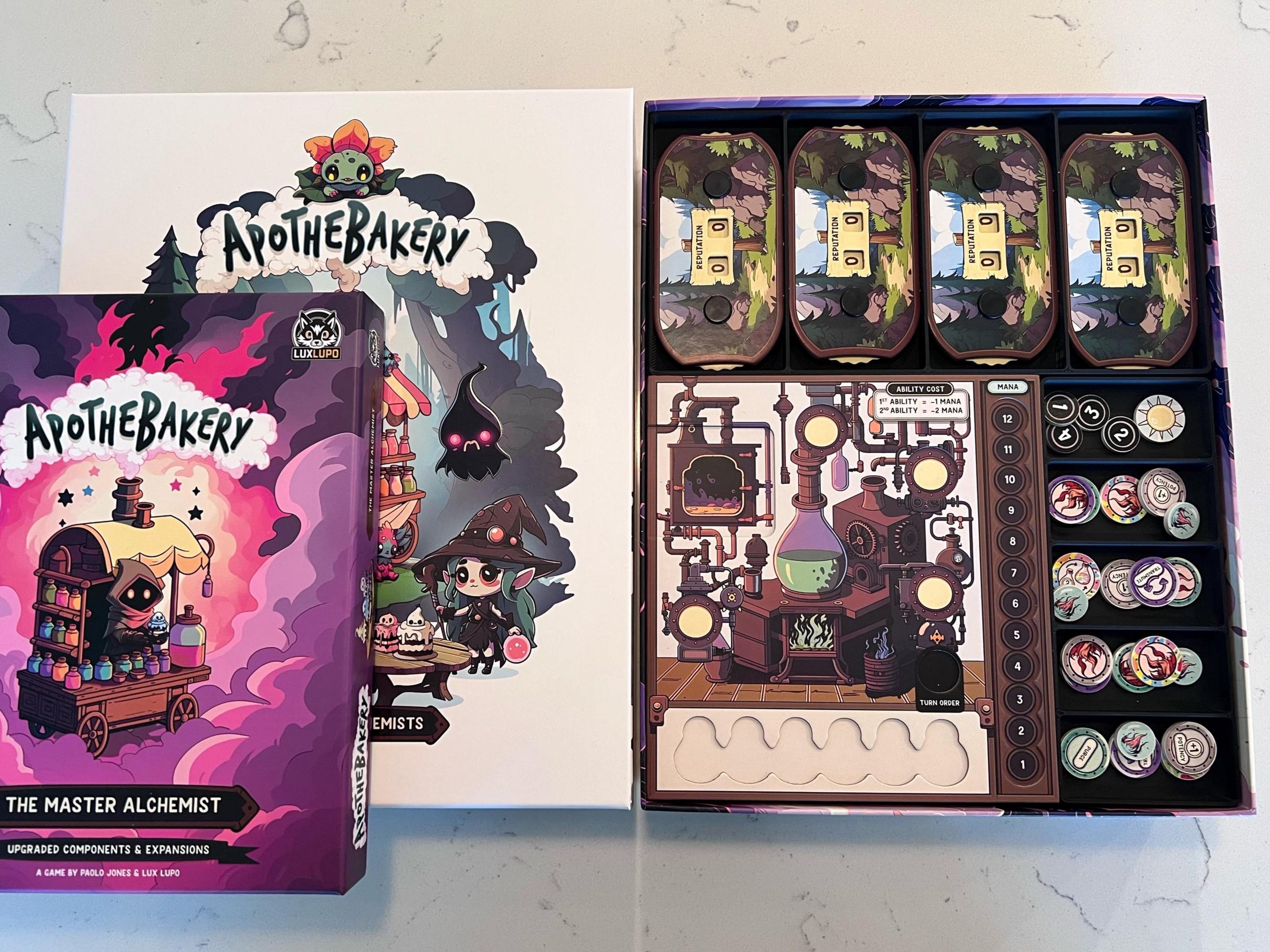 Apothebakery Game Box Insert