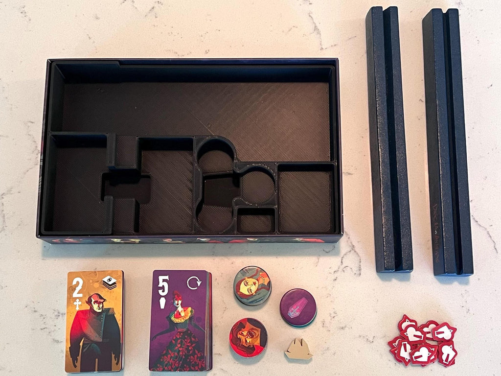 Dracula vs Van Helsing Game Box Insert