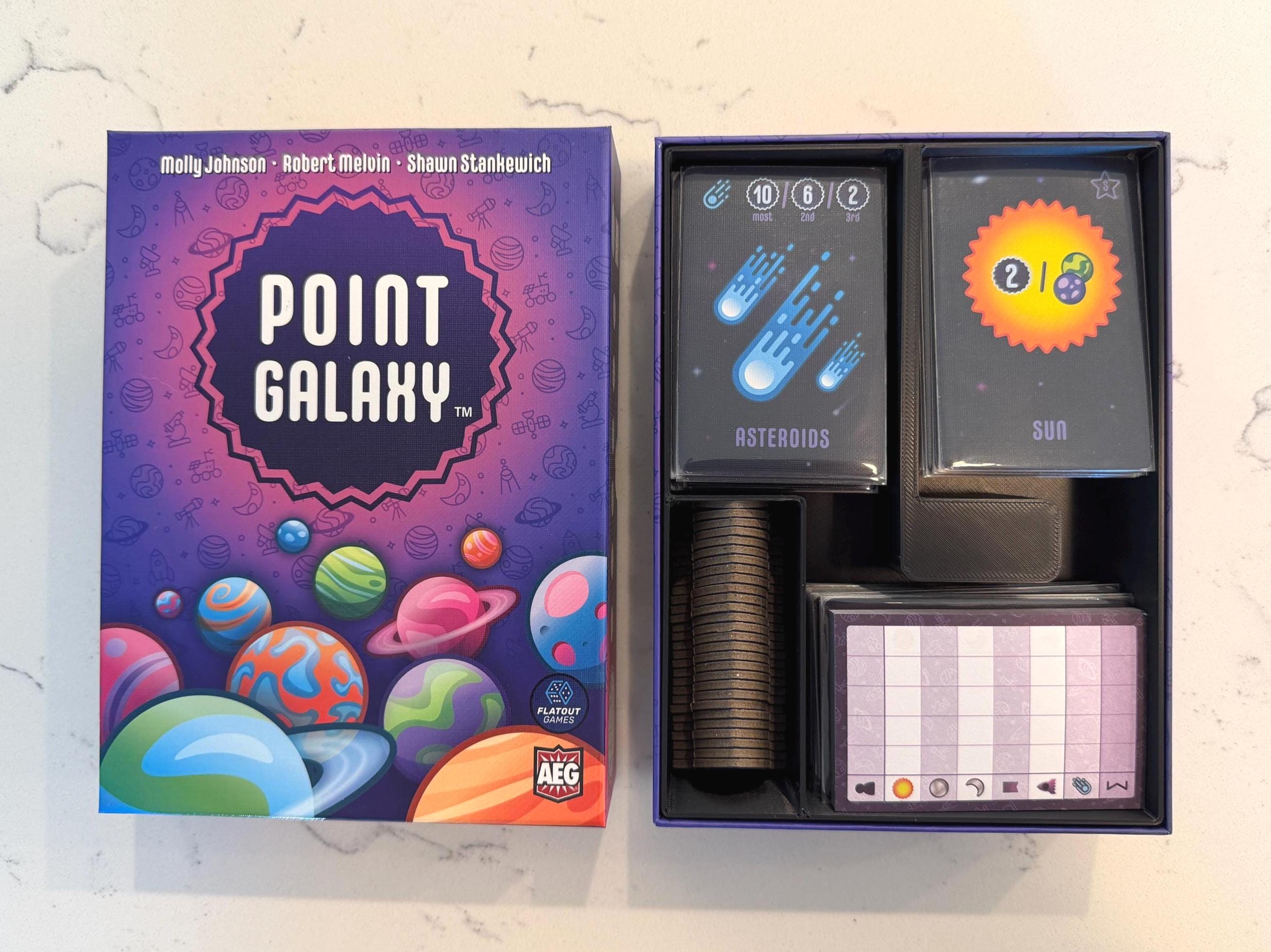 Point Galaxy Game Box Insert